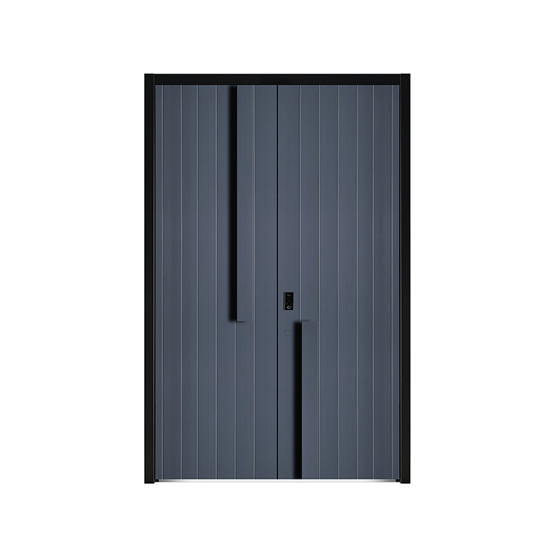Porte d’entrée de cour de villa en alliage d’aluminium