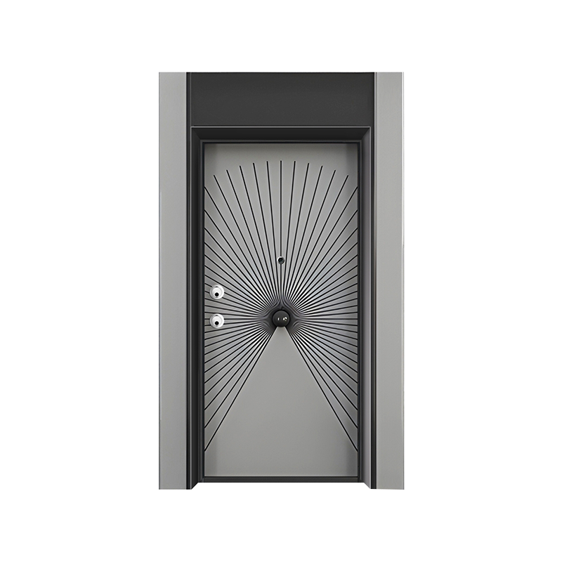 Porte simple noire de style turc