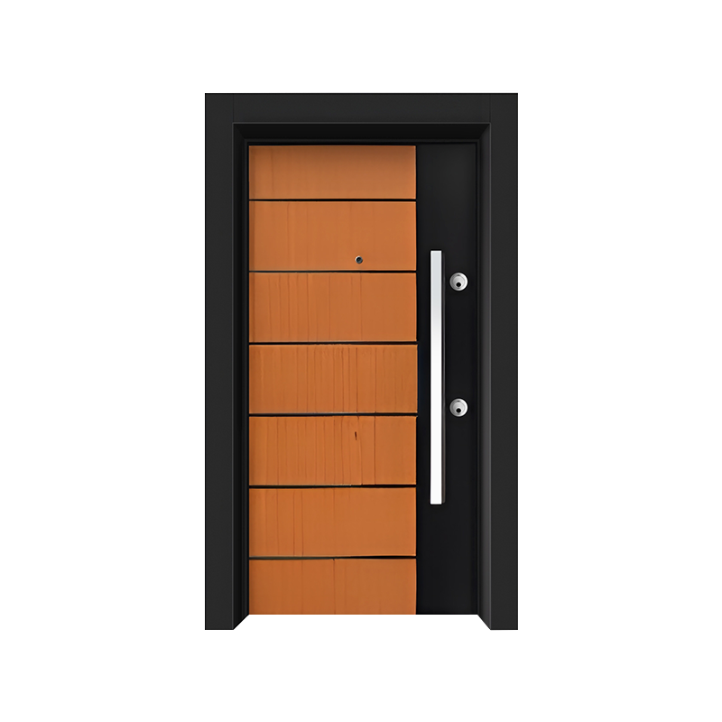 Porte en acier à ouverture unique avec entrée facile