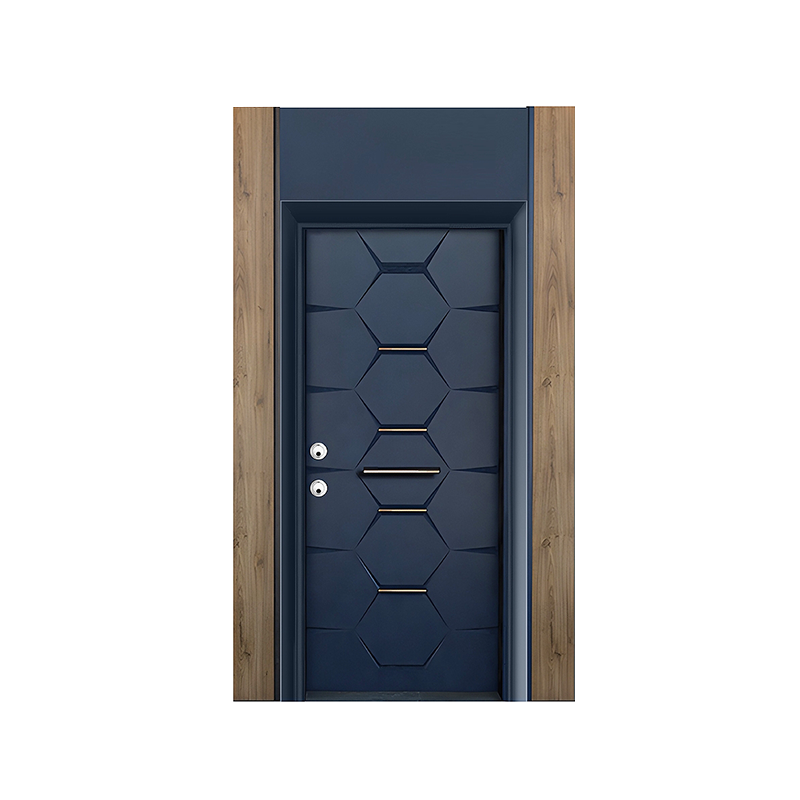 Porte d'entrée du cadre en acier de style turc