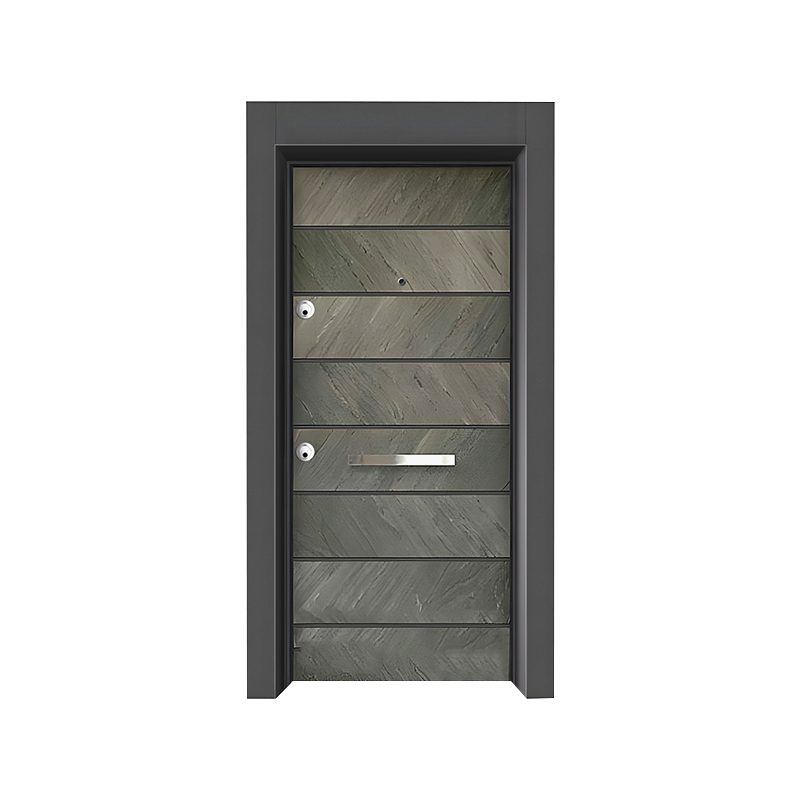 Porte blindé à cadre en acier moderne et durable