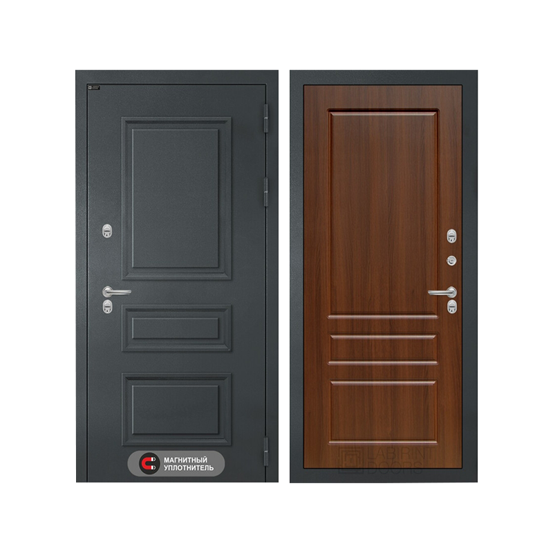 Porte d'entrée d'appartement simple moderne