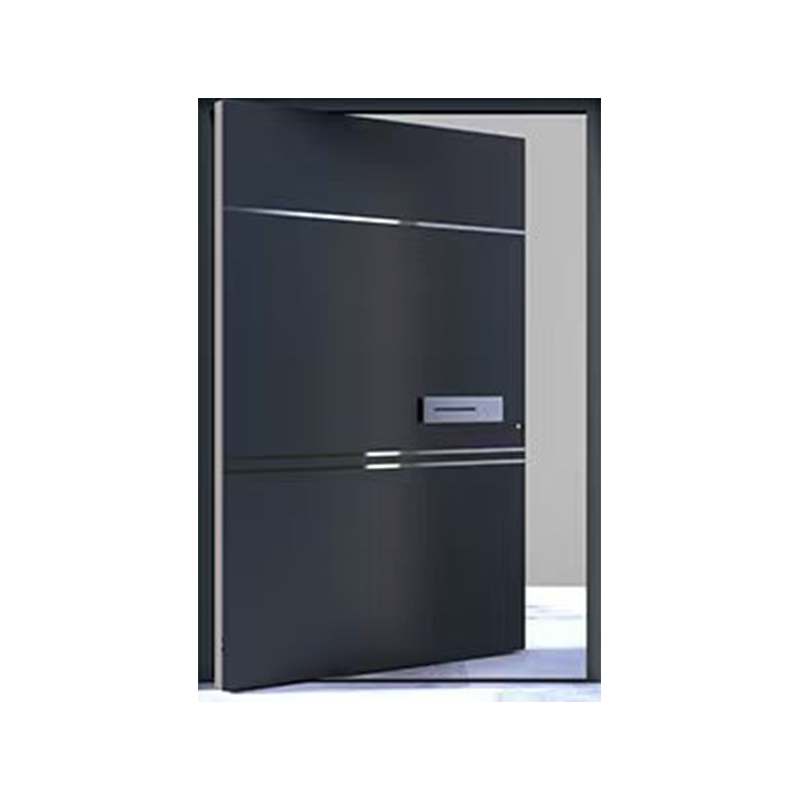 Porte d'entrée de la villa de luxe légère moderne