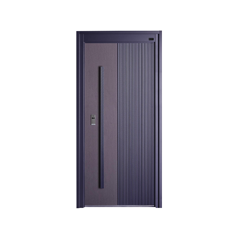 Nouvelle porte d'entrée en aluminium simple de style chinois