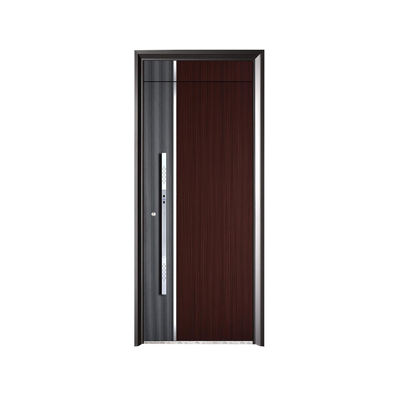Nouvelle porte d'entrée en aluminium de luxe léger de style chinois