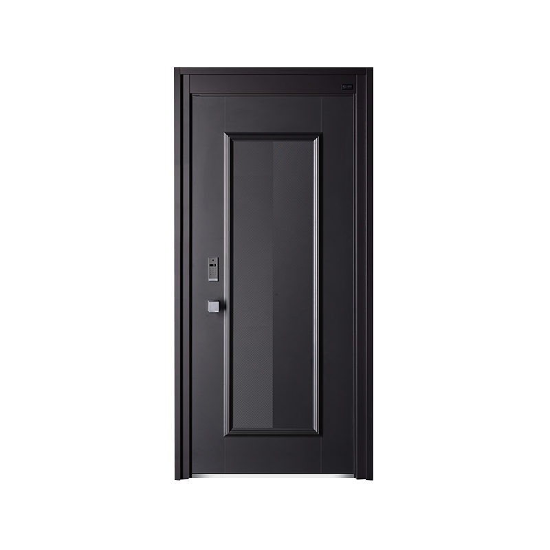 Porte d'entrée en aluminium simple de style européen