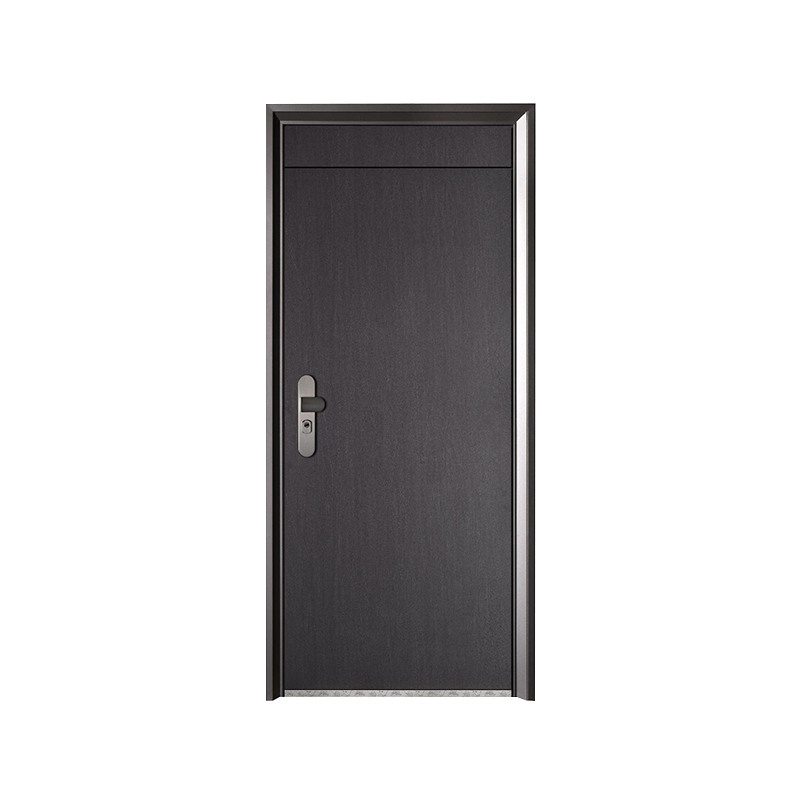 Porte d'entrée simple en aluminium