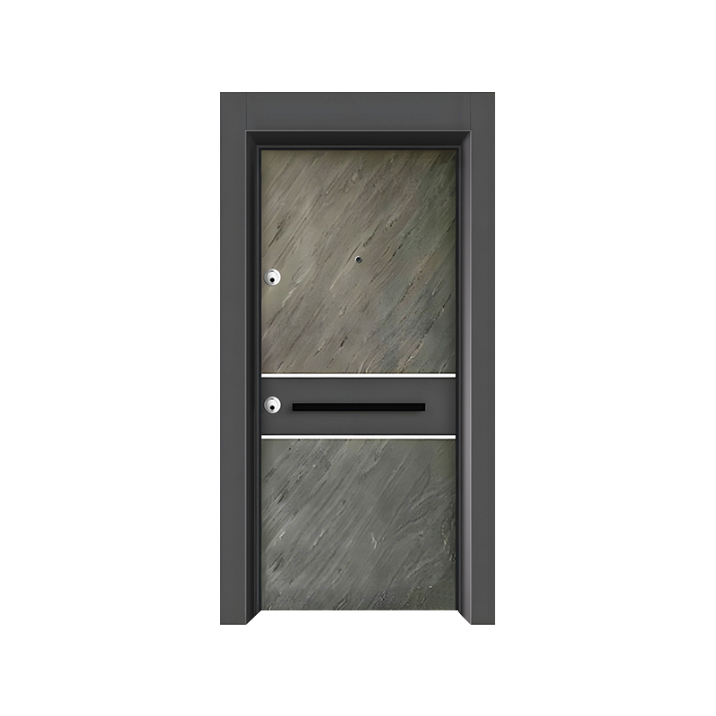 Porte battante de sécurité simple en fer