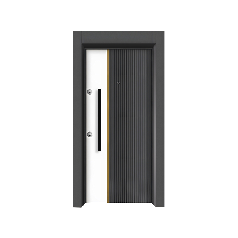  Porte battante antivol d’entrée en fer forgé de luxe léger