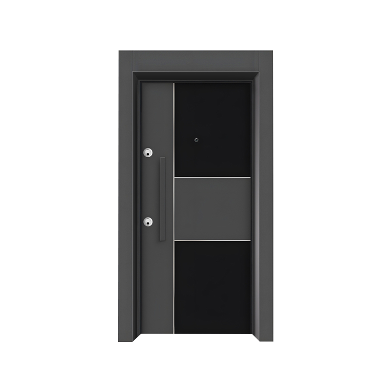 Porte d'entrée de luxe simple et légère